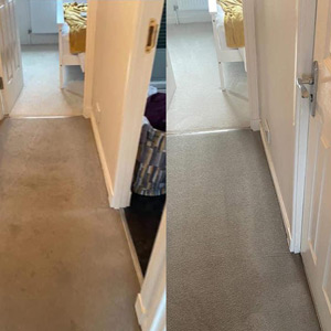 Photograph of work done by Pro-Clean Carpets