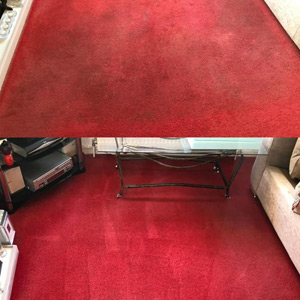 Photograph of work done by Pro-Clean Carpets