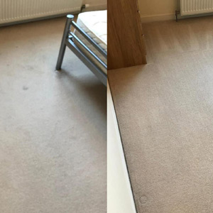 Photograph of work done by Pro-Clean Carpets