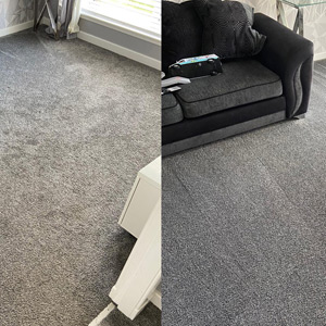 Photograph of work done by Pro-Clean Carpets