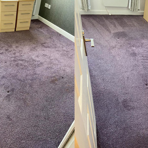 Photograph of work done by Pro-Clean Carpets