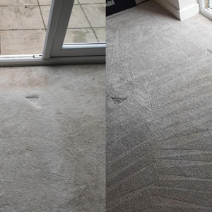 Photograph of work done by Pro-Clean Carpets